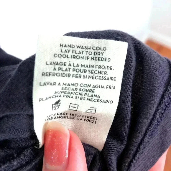 J Brand Plum Purple Soft Crewneck Tee Women's Size M - Picture 7 of 8